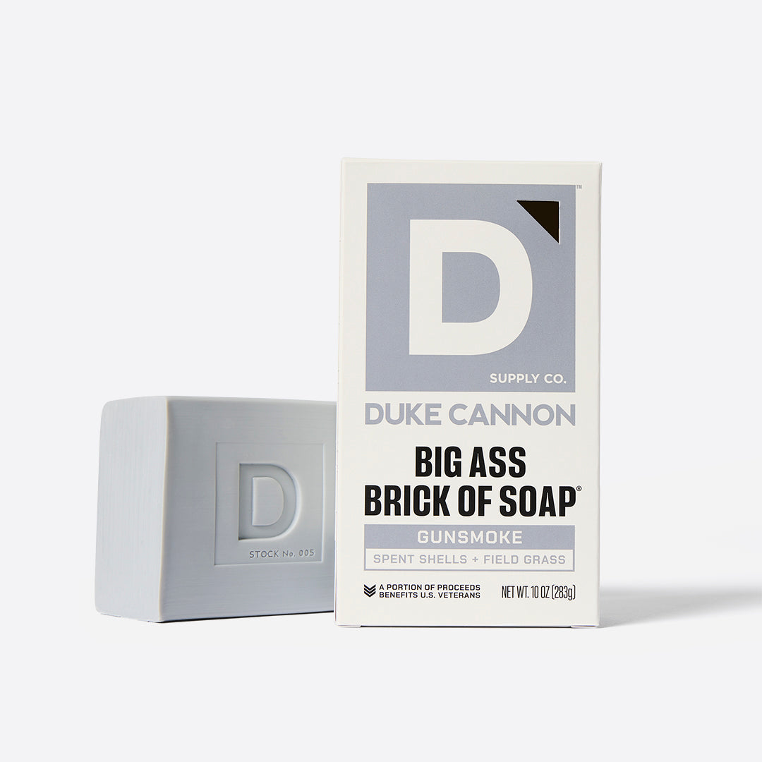 Soft Side Hydrating Brick of Soap - Gunsmoke